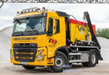 Volvo FM 340 4×2 Fahrgestell mit VDL-Portalarm
