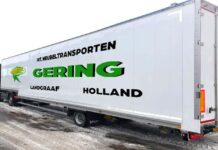 Talson Solutioner F1510 — Sattelauflieger für den Möbeltransport