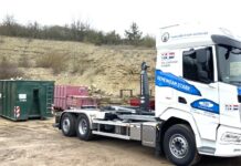 VDL Abrollkipper-Aufbau mit elektronischer CAN-Steuerung
