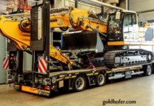 Goldhofer Trailstar 1+3 — Semi-Tieflader-Anhänger