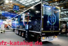 Trailer Dynamics und Krone zeigen Sattelauflieger mit E-Achse