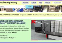 NUTZFAHRZEUG KATALOG — Newsletter — Willkommen / Anmeldung / Abmeldung