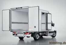 Kiesling Cooler Flitzer 3,5 t — Kühlaufbau für Transporter-Fahrgestell