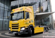 Scania 23G 6×2-Fahrgestell EREV (Elektrofahrzeug mit erweiterter Reichweite)
