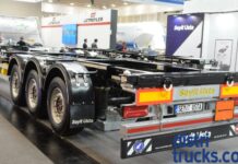 Seyit Usta CGF — Universal-Containerchassis, Nutzlast ca. 33,7t