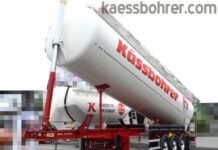 Kässbohrer K.SSK 60 — Kippsilo-Auflieger, Nutzlast 32,75t, Volumen 60000l