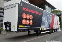 Kässbohrer K.SCS M / 90 – 12 / 27 — Mega-Schiebeplanenauflieger (Intermodal)