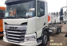 DAF XD 450 FAN 6×2 Fahrgestell + Nachlaufachse