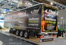 Fliegl Roadrunner Intermodal – Schiebeplanen-Coilauflieger
