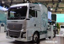 Sitrak C9H DX FC – Langstrecken-Wasserstoff-Lkw, 1100 kW, 6×4