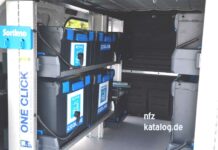 Sortimo – Schubladensystem für Transporter, mit Kühlboxen