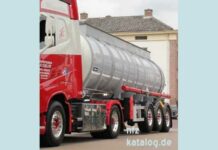 Van Hool A3Z001 — Tankauflieger für ätzende Stoffe